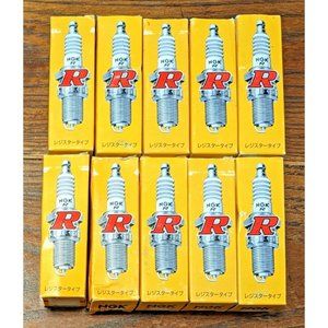 10 NGK BMR4A Spark Plugs stock # 5728 NEW
